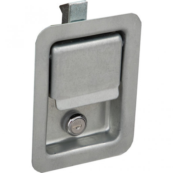 Image of Rust Resistant Steel Single Point Locking Paddle Latch - Weld-On from Buyers Products. Part number: L3980