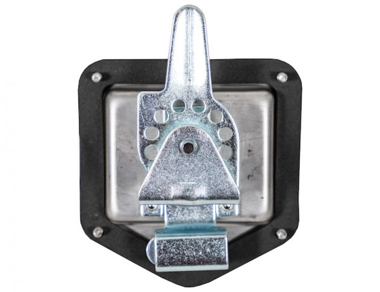 Image of Stainless Steel Flush Mount Single-Point T-Handle Latch Assembly with Mounting Holes from Buyers Products. Part number: L8815