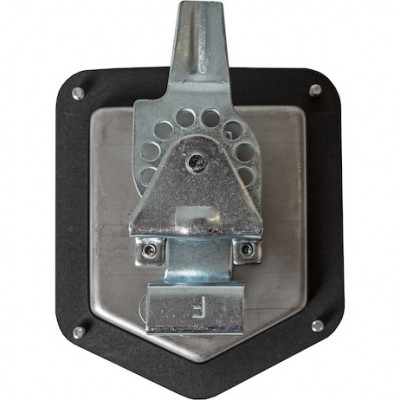 Image of 6-Inch Stainless Steel Single- Point T-Handle Latch with key cylinder, gasket and keys from Buyers Products. Part number: L8816