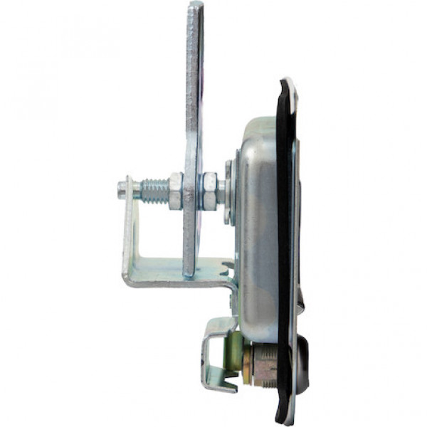 Image of Zinc Plated Steel Flush Mount Single Point T-Handle Latch Assembly with Mounting Holes from Buyers Products. Part number: L8915