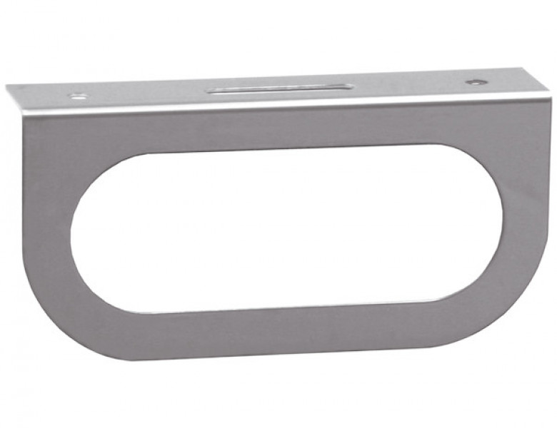 Image of Single Oval Stainless Steel DOT Light Bracket from Buyers Products. Part number: LB1SS