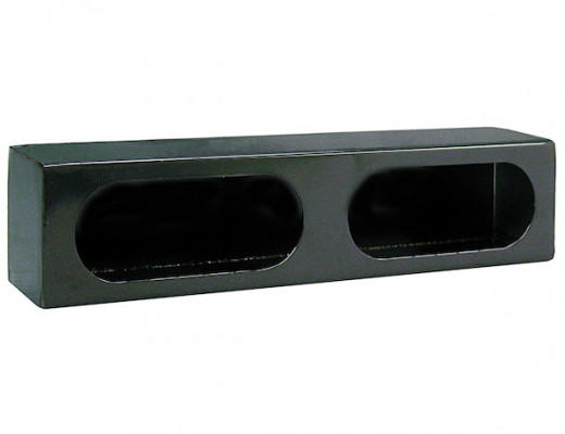 Image of Dual Oval Light Box Black Powder Coated Steel from Buyers Products. Part number: LB3163