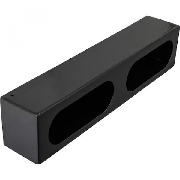 Image of Dual Oval Light Box Black Powder Coated Steel from Buyers Products. Part number: LB3163