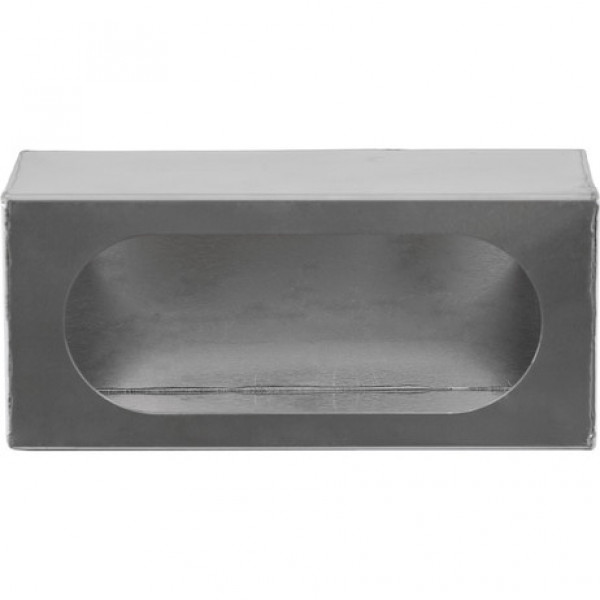 Image of Single Oval Light Box Smooth Aluminum from Buyers Products. Part number: LB383ALSM