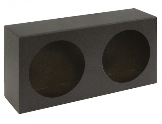 Image of Dual Round Light Box Black Powder Coated Steel from Buyers Products. Part number: LB6123