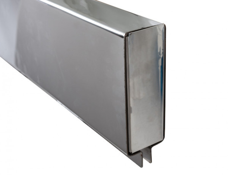 Image of 30 Inch Stainless Steel Light Boxes with Mudflap Mounts (Driver Side Box ONLY) from Buyers Products. Part number: LB6304SST