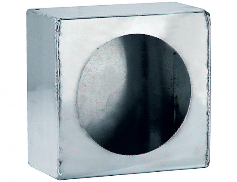 Image of Single Round Light Box Stainless Steel from Buyers Products. Part number: LB663SST