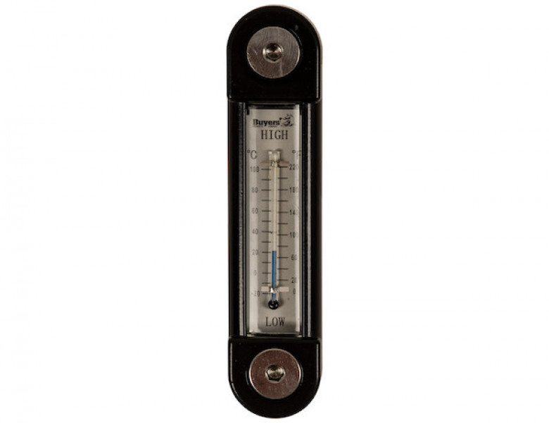 Image of Oil Level Gauge With Temperature Indicator - Glass from Buyers Products. Part number: LDR02A