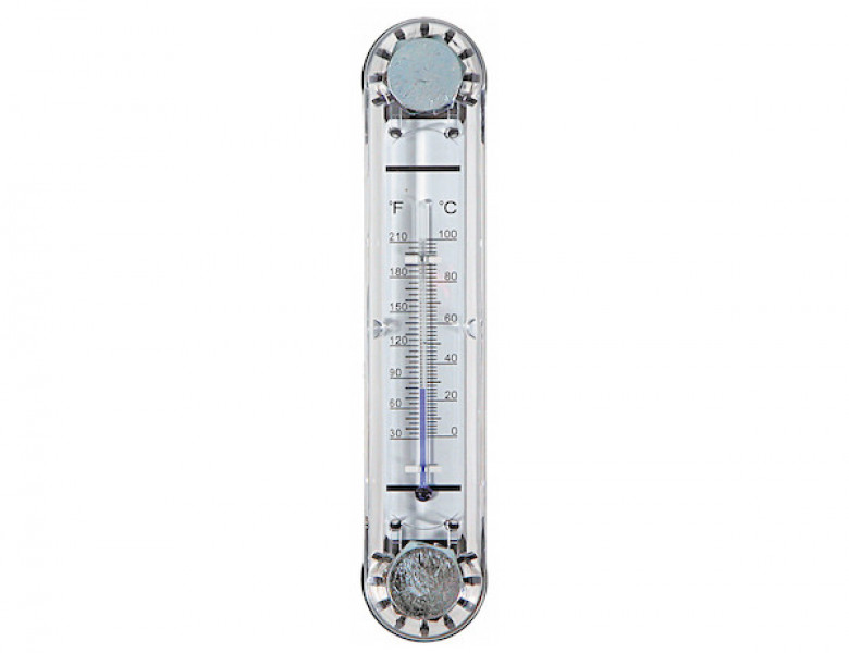 Image of Oil Level Gauge With Temperature Sight Gauge from Buyers Products. Part number: LDR04