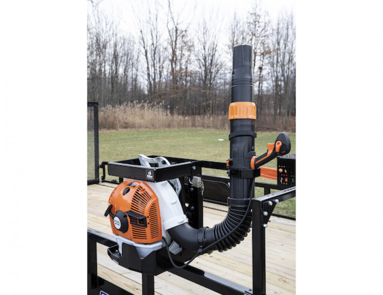 Image of Lockable Universal Backpack Blower Rack from Buyers Products. Part number: LT24