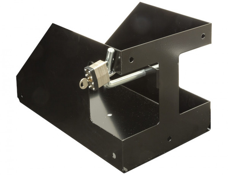 Image of Locking Gas Container Rack for Open/Enclosed Landscape Trailers from Buyers Products. Part number: LT32