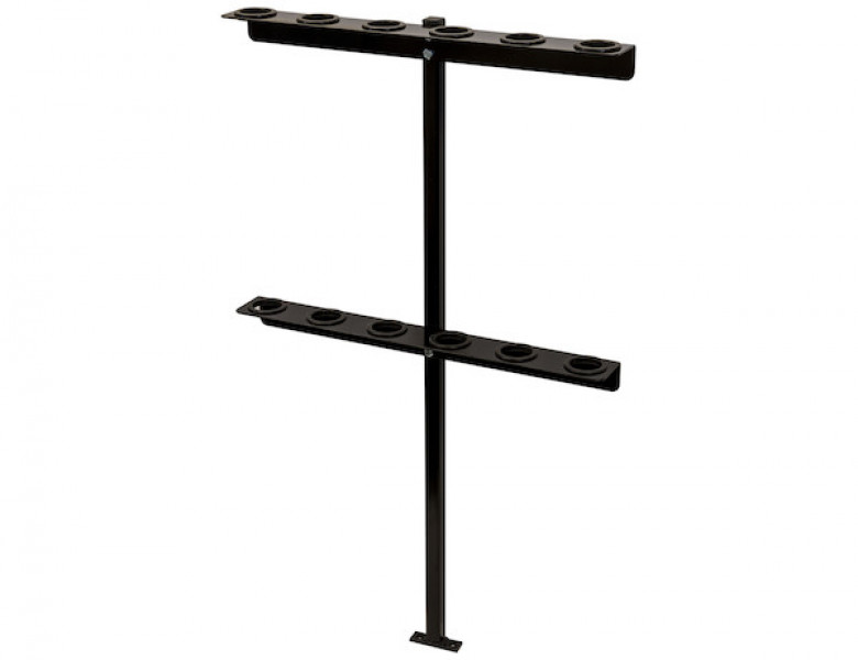 Image of Vertical Hand Tool Rack for Open Landscape Trailers from Buyers Products. Part number: LT35