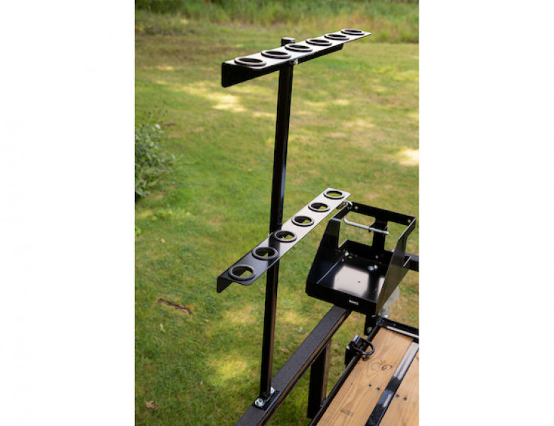 Image of Vertical Hand Tool Rack for Open Landscape Trailers from Buyers Products. Part number: LT35