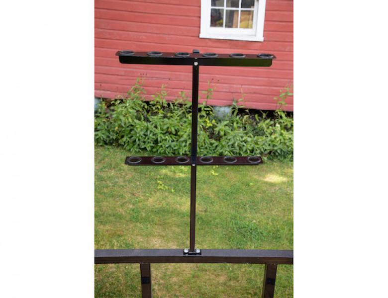 Image of Vertical Hand Tool Rack for Open Landscape Trailers from Buyers Products. Part number: LT35