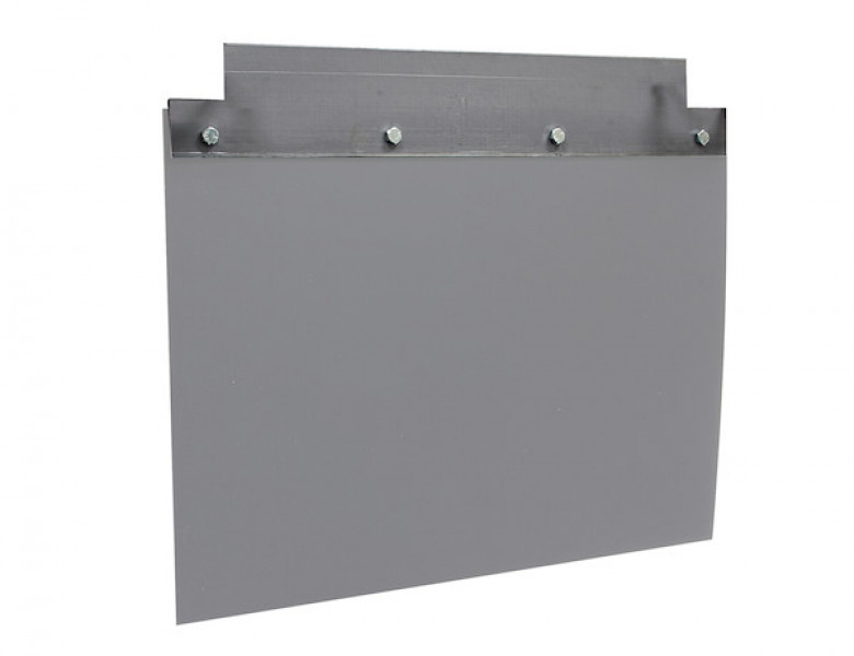 Image of Straight Mudflap Mounting Plate for All 24 Inch Splash Guards from Buyers Products. Part number: MFBH2375F