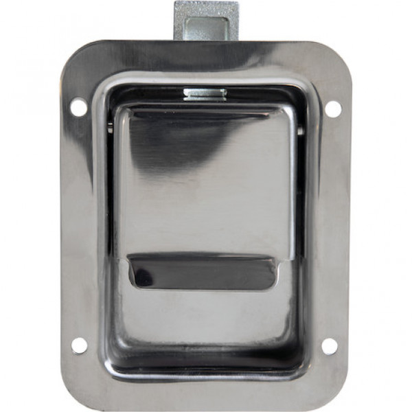 Image of Stainless Steel Junior Single Point Non-Locking Paddle Latch - Thru-Hole Mount from Buyers Products. Part number: N1883