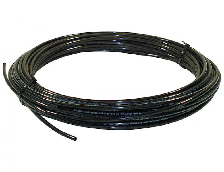 Image of 1/4 Inch Black DOT Nylon Air Tubing x 100 Foot Long from Buyers Products. Part number: NT04100