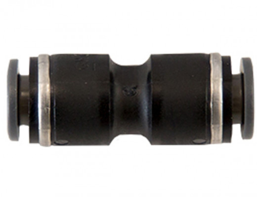 Image of Brass/Poly DOT Push-In Union Connector 3/8 Inch Tube O.D. from Buyers Products. Part number: NUC0P375