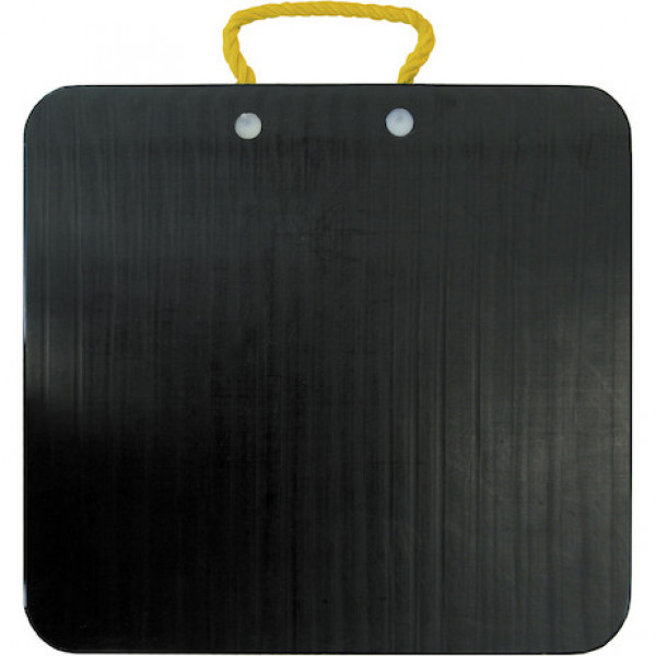 Image of High Density Poly Outrigger Pad - 24 x 24 x 1 Inch from Buyers Products. Part number: OP24X24P