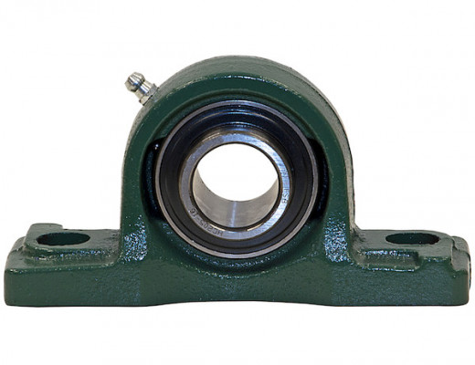 Image of 1 Inch Shaft Diameter Eccentric Locking Collar Style PIllow Block Bearing from Buyers Products. Part number: P16