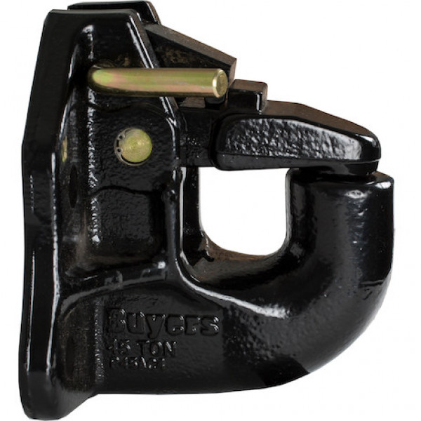 Image of 45 Ton 4-Hole Air Compensated Pintle Hook from Buyers Products. Part number: P45AC4