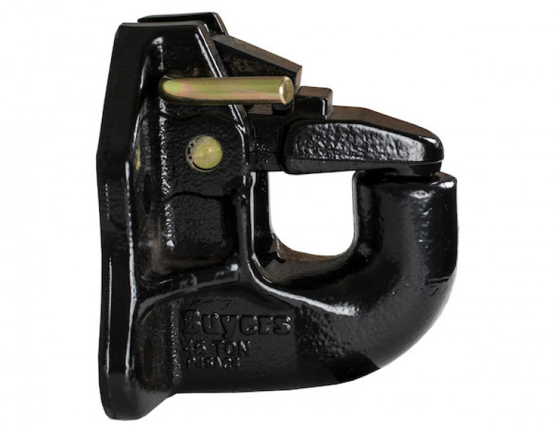 Image of 45 Ton 4-Hole Air Compensated Pintle Hook from Buyers Products. Part number: P45AC4