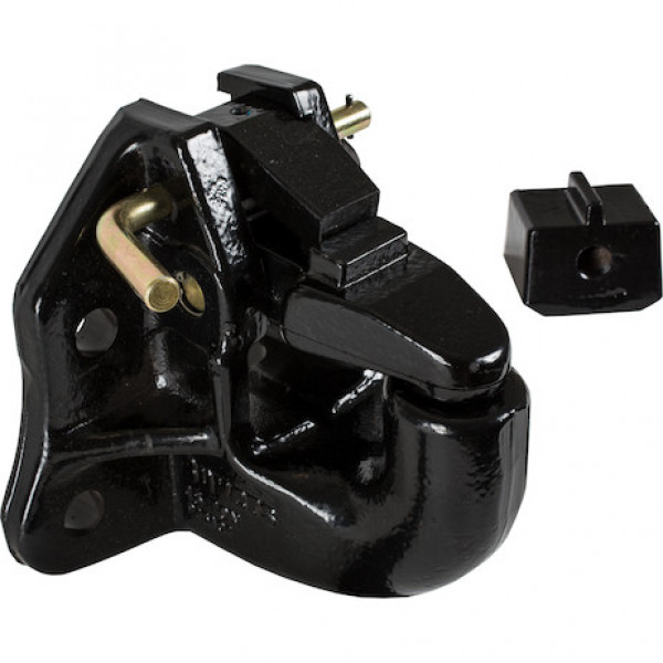 Image of 45 Ton 4-Hole Air Compensated Pintle Hook from Buyers Products. Part number: P45AC4