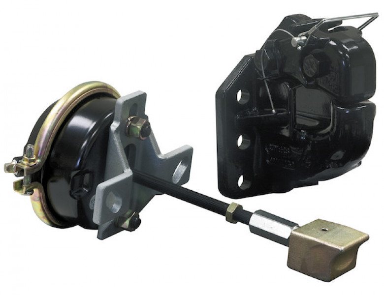 Image of 50 Ton Air Compensated Pintle Hook (with Chamber and Plunger) from Buyers Products. Part number: PH50AC