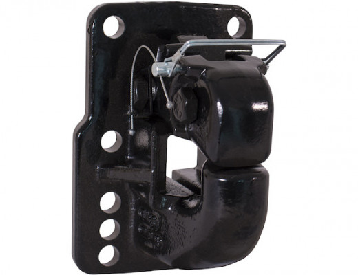 Image of 50 Ton 10-Hole Air Compensated Pintle Hook With Air Chamber and Plunger from Buyers Products. Part number: PH55AC