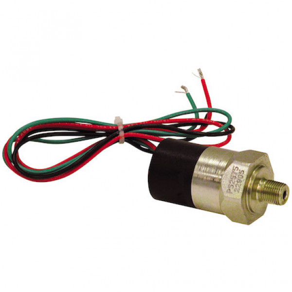 Image of 1/4 Inch NPT Adjustable Pressure Switch Ranges From 250 To 1000 PSI from Buyers Products. Part number: PS2501K