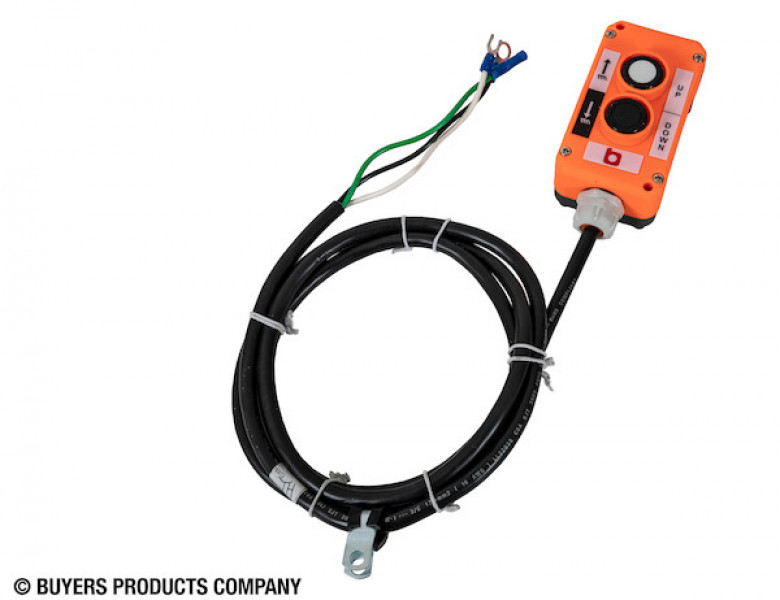 Image of 3-Way DC Power Unit-Electric Controls Horizontal 1.5 Gallon Poly Reservoir from Buyers Products. Part number: PU319LR