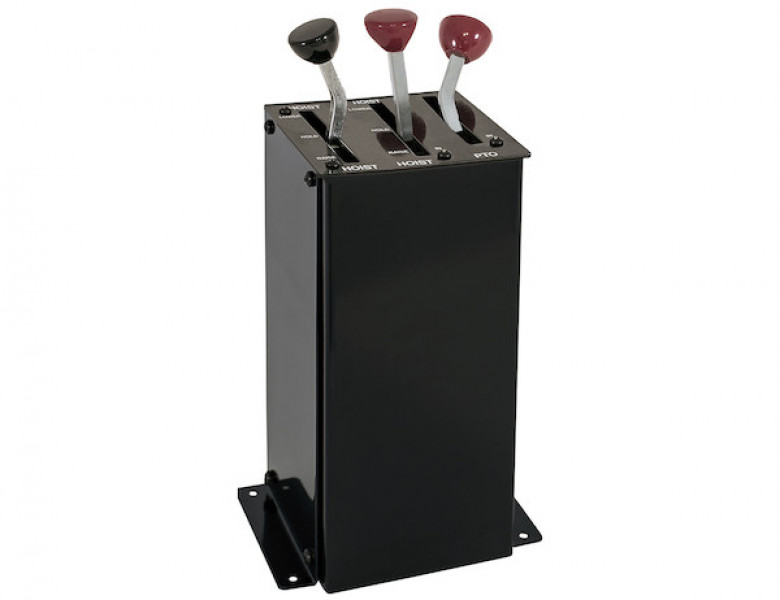 Image of Black Powder Coated Steel Console For All Q-Series Triple Lever Control from Buyers Products. Part number: QTT