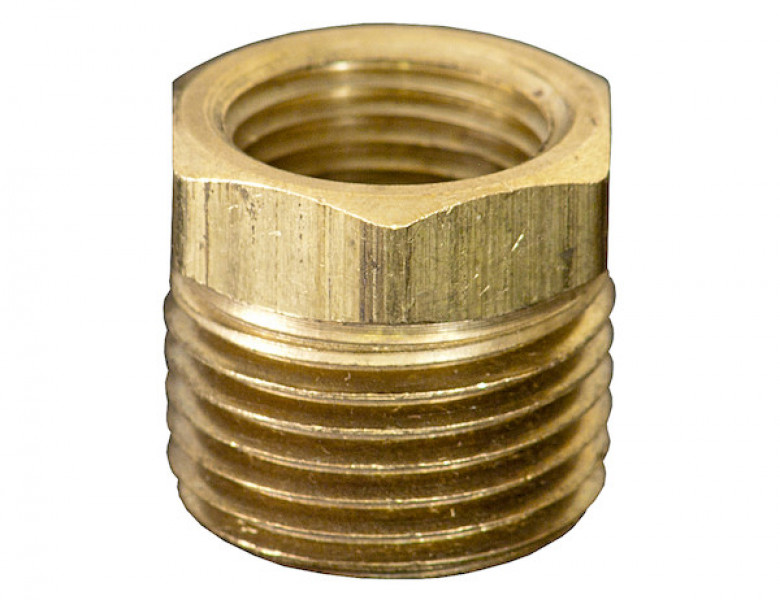 Image of Brass Reducer Bushing - 3/8 to 1/4 Inch from Buyers Products. Part number: RAB038025