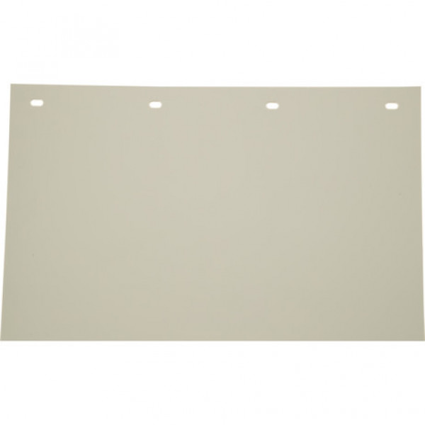 Image of Super Durable White Polymer Mudflaps 24x30 Inch from Buyers Products. Part number: RC30PPW