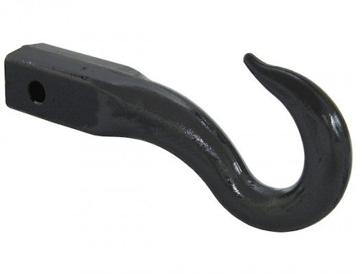 Image of Forged 2 Inch Receiver Mounted Tow Hook - 12,000 Pound from Buyers Products. Part number: RM12H