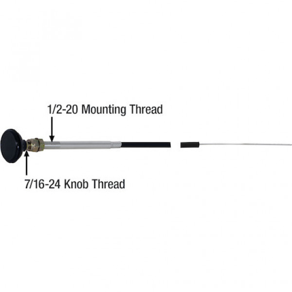 Image of 6 Foot Control Cable with 5 Inch Travel from Buyers Products. Part number: RO5B5X06