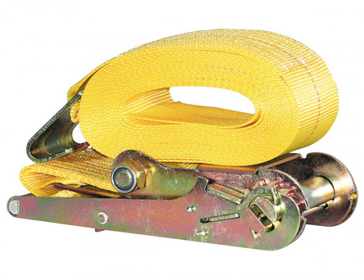 Image of 3 Inch x 27 Foot Ratchet Strap With Flat Hooks from Buyers Products. Part number: RS132715F