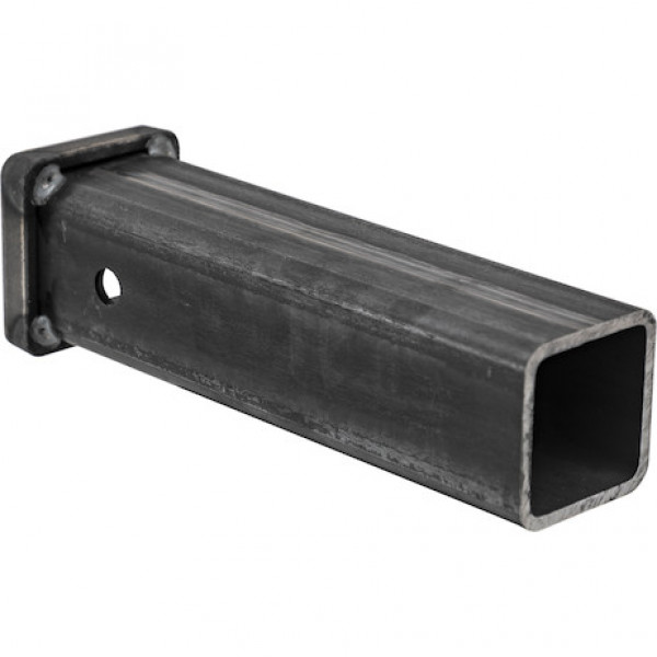 Image of 2-1/2 Inch Plain Receiver Tube - 12 Inch Shank from Buyers Products. Part number: RT255812