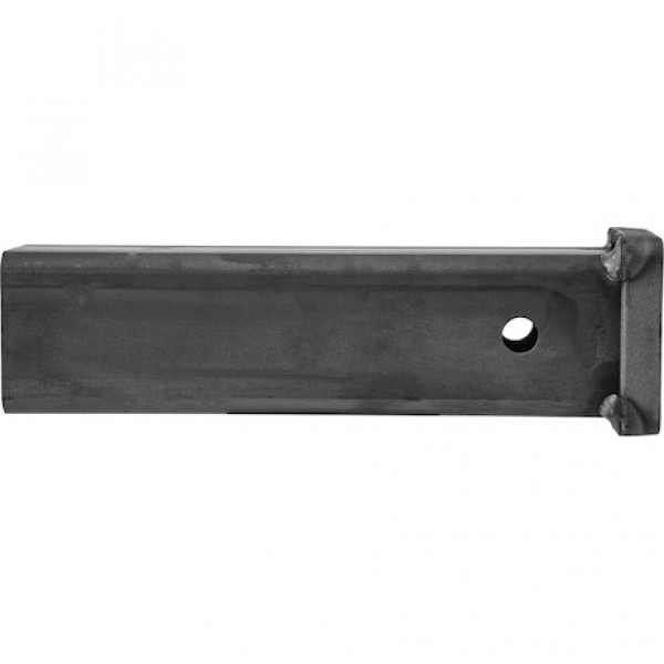 Image of 2-1/2 Inch Plain Receiver Tube - 12 Inch Shank from Buyers Products. Part number: RT255812