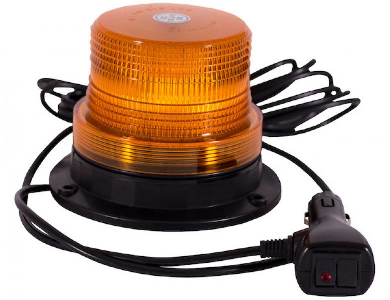 Image of BEACON,32-LED,AMBER,12-24 VDC,MAG-PERM from Buyers Products. Part number: SL502A