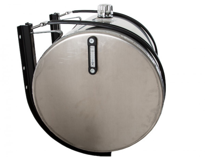 Image of 50 Gallon Side Mount Aluminum Reservoir with Rear Ports from Buyers Products. Part number: SMC50AR