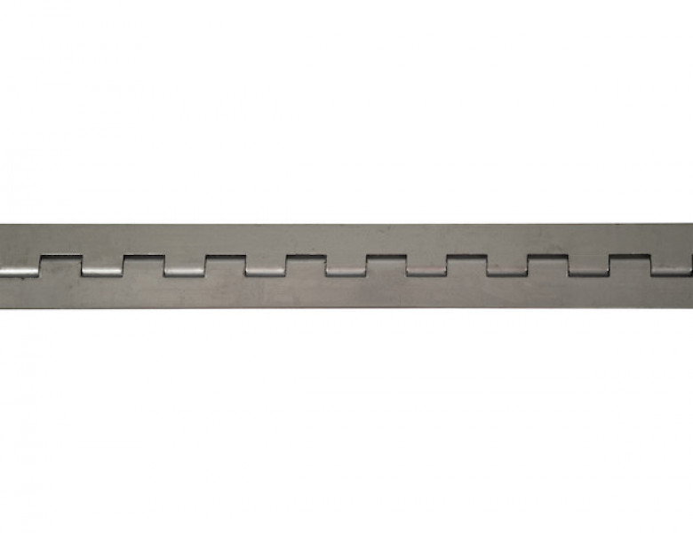 Image of Stainless Continuous Hinge .075 x 72 Inch Long with 1/4 Pin and 2.0 Open Width from Buyers Products. Part number: SS15