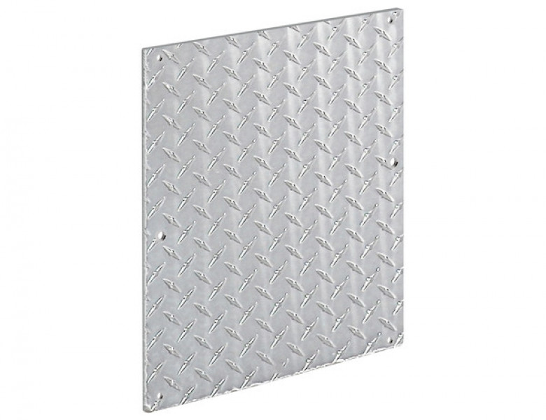 Image of Aluminum Diamond Tread Splash Guards 10x12 Inch from Buyers Products. Part number: STG1210