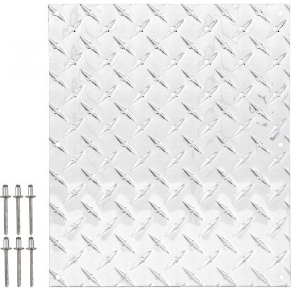 Image of Aluminum Diamond Tread Splash Guards 10x12 Inch from Buyers Products. Part number: STG1210