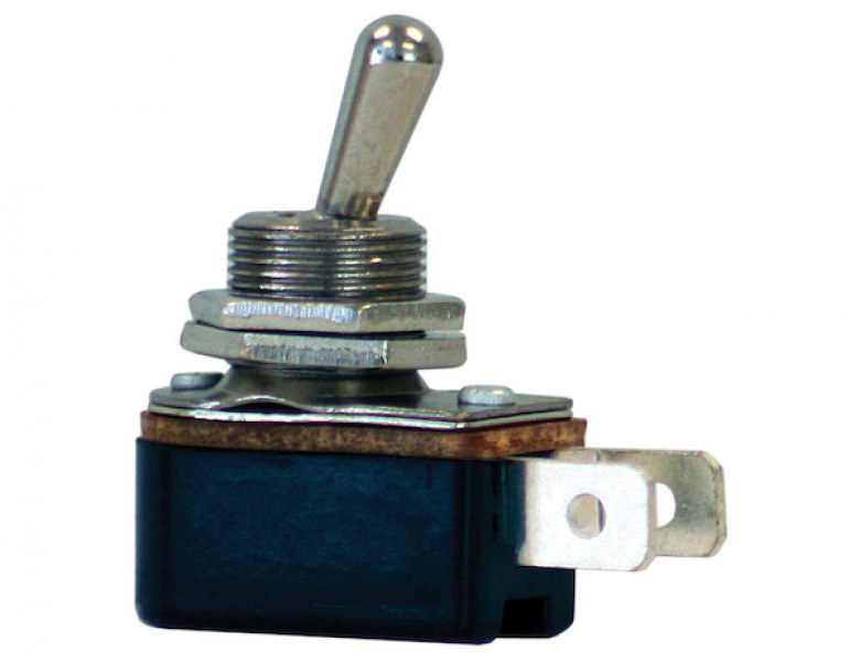 Image of 12 Volt Toggle Switch With 2 Blade Terminals from Buyers Products. Part number: SW9111