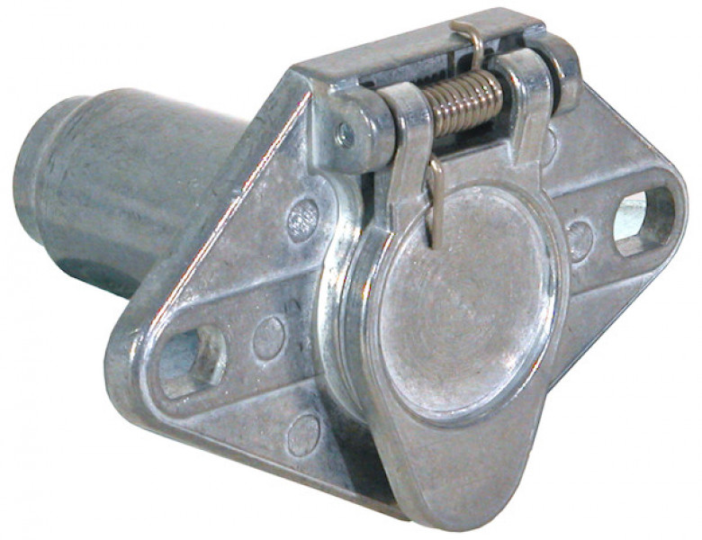 Image of 6-Way Die Cast Metal Trailer Connector - Truck Side from Buyers Products. Part number: TC1006