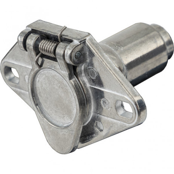 Image of 6-Way Die Cast Metal Trailer Connector - Truck Side from Buyers Products. Part number: TC1006