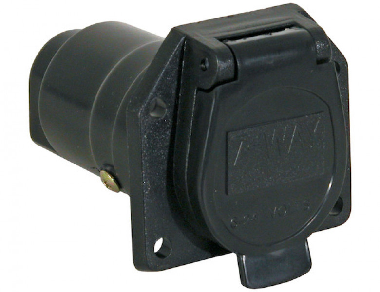 Image of 7-Way Plastic Trailer Connector - Truck Side from Buyers Products. Part number: TC1007P