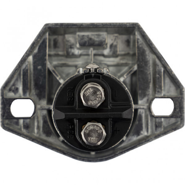 Image of 2-Way Die-Cast Zinc Trailer Connector -Truck Side - Vertical Pin Arrangement from Buyers Products. Part number: TC1012