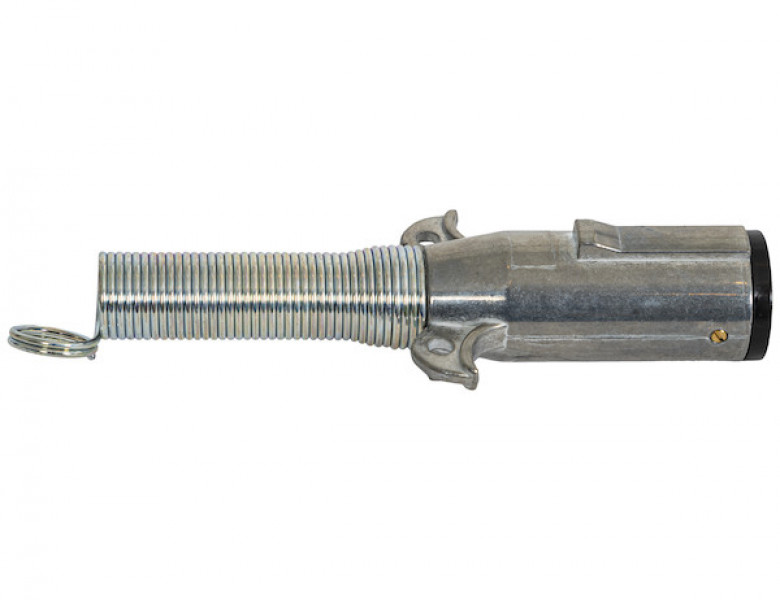 Image of 2-Way Die-Cast Zinc Trailer Connector -Trailer Side - Horizontal Pins with Spring from Buyers Products. Part number: TC2002